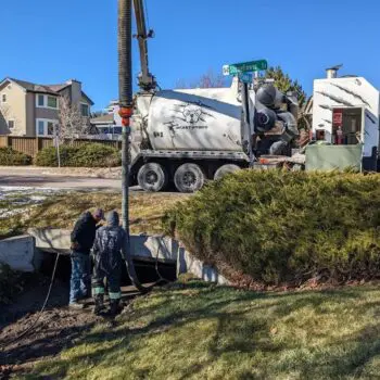 Drainage cleaning heavy machinery maintenance