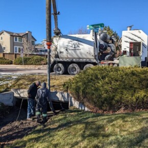 Drainage cleaning heavy machinery maintenance
