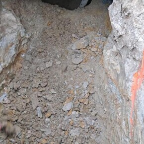Excavation work in progress